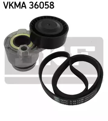 Ременный комплект SKF VKMA 36058 (VKM 36058, VKMV 5PK1199)